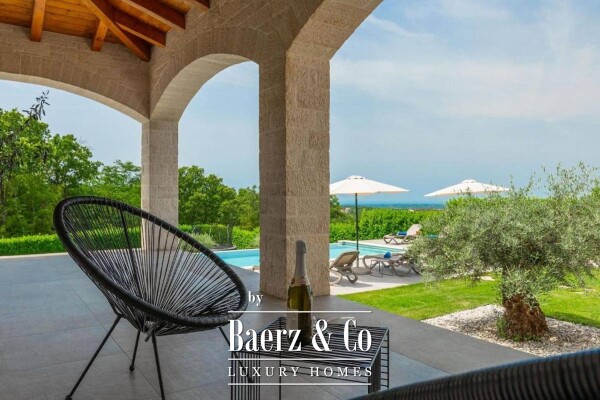 photo 21 Vižinada, a rustic villa with a pool and a panoramic view of the sea