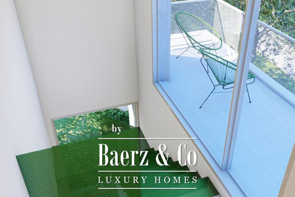 photo 10 Kaštel Novi, modern villa under construction with pool and sea view.