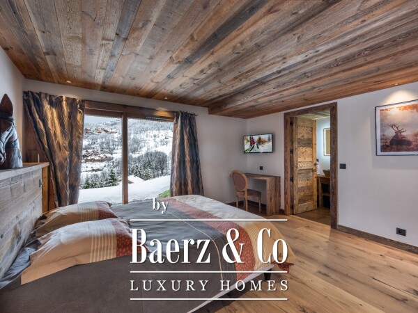 photo 7 4 bedrooms chalet with a view of La Saulire, nearly ski slopes