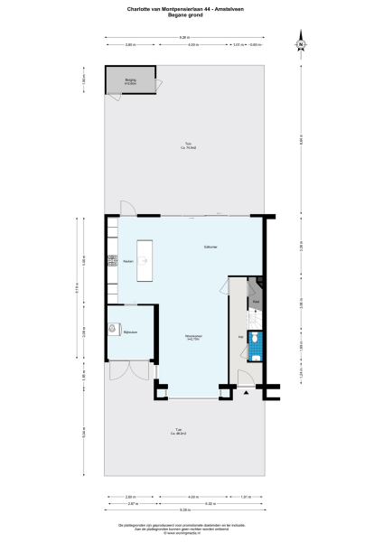 Floor Plan 1 - Charlotte van Montpensierlaan 44
