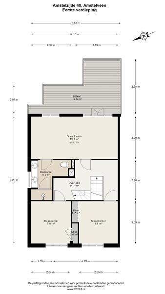 Floor Plan 2 - Amstelzijde 40