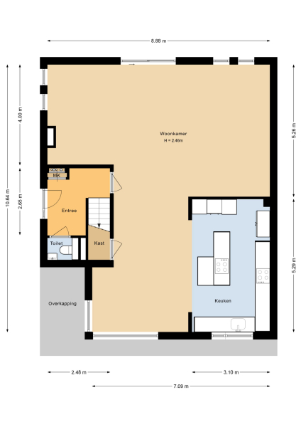 Floor Plan 2 - Adriaan Willaertweg 4