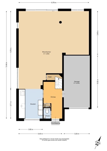 Floor Plan 1 - Binnengracht 8